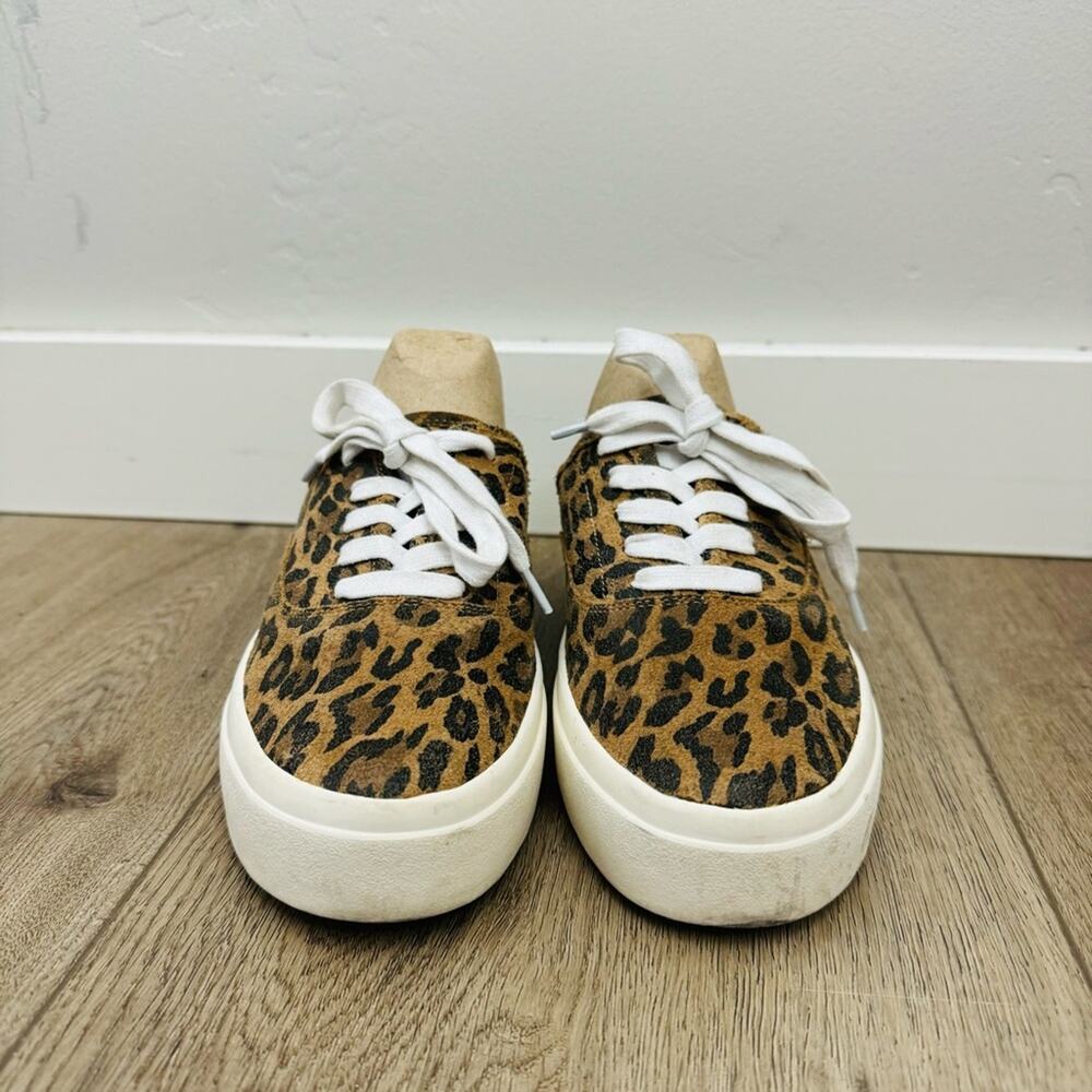 Lucky Brand Talani Cheetah Print platform Slip On Sneaker - Size 6 - Picture 2 of 10